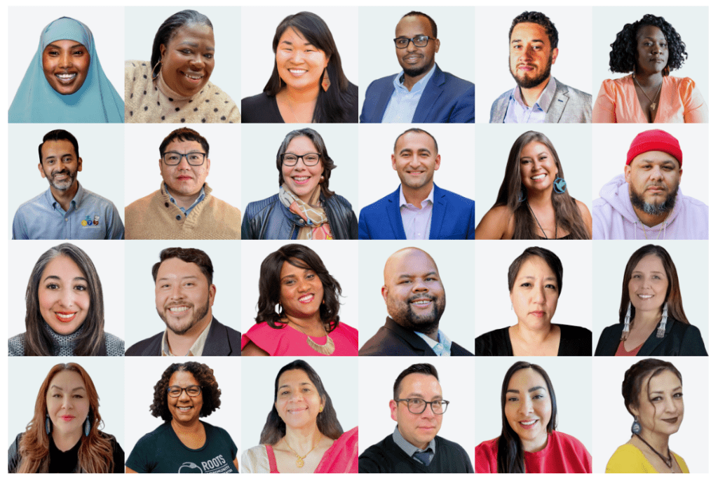The 24 Bush Fellowship recipients for 2023. A collage of 24 people.